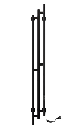 Полотенцесушитель Indigo Sky LSKE150-17BRRt 17х150 электрический черный муар - фото 3