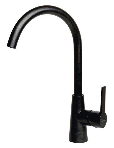 Смеситель для кухни Paulmark HOLSTEIN Ho212065-418 на раковину черный металлик