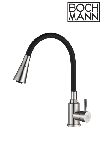 Смеситель для кухни BOCH MANN MIA BN BM10420 на мойку никель матовый - фото 2
