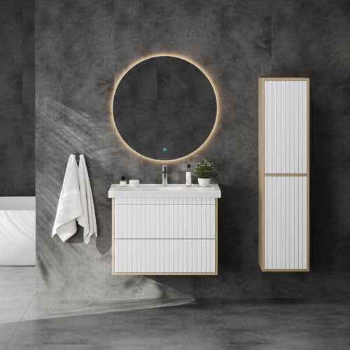 Тумба под раковину Onika Дайлер 108062 77х44х57 подвесная - фото 4