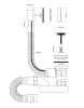 Слив-перелив Vinsent Veron V150.520 хром