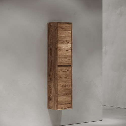 Шкаф-пенал Sancos Marmi 1.0/Marmi 2.0 PMR35ECH 35х30х160 подвесной цвет дуб чарльстон - фото 3