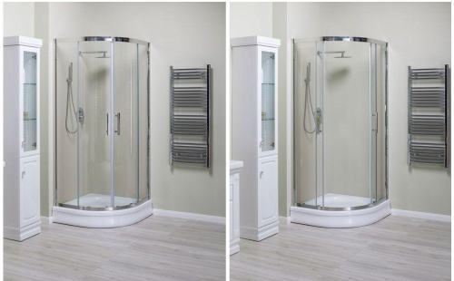 Душевой уголок Aquanet Delta 00202312 90х90 стекло прозрачное профиль хром глянцевый без поддона - фото 2