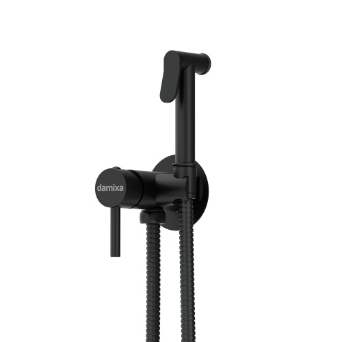 Гигиенический душ со смесителем Damixa Option 217000000 черный - фото 2
