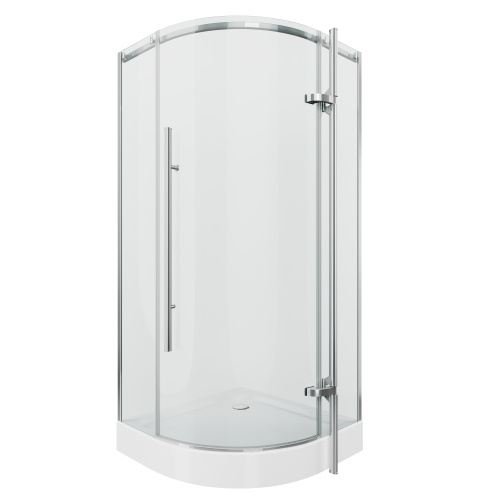 Душевой уголок Grossman Style GR-5090 90х90 стекло прозрачное профиль хром глянцевый без поддона