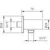 Шланговое подключение Clever BIMINI 98235