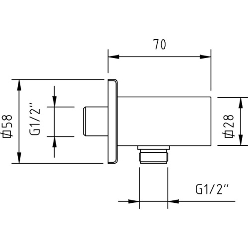 Шланговое подключение Clever BIMINI 98235 - фото 2