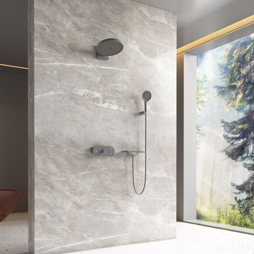 Душевая система Vincea VSFW-2F12TGM встраиваемая в стену с термостатом