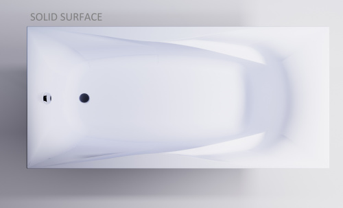 Ванна из искусственного камня Astra-Form Вега Люкс 01010070 180х80 пристенная прямоугольная с ножками - фото 3