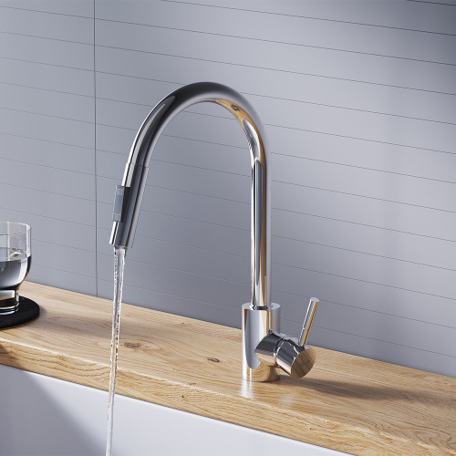 Смеситель для кухни Dorff Logic D3007500 на мойку хром - фото 4