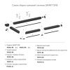 Прямой соединитель для шинопровода Denkirs Smart (Смарт) TR2101-BK