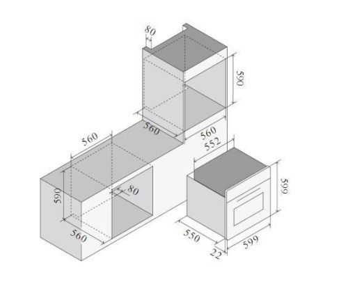 Духовой шкаф Ilve OV60SNT3/AWB - фото 2