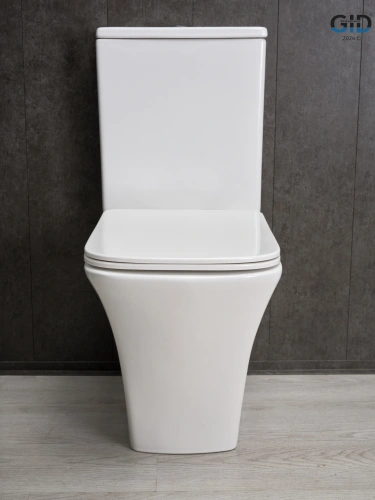 Унитаз напольный с бачком Gid Cuadrado Tn2184 (62251Y) белый с сиденьем микролифт безободковый - фото 3