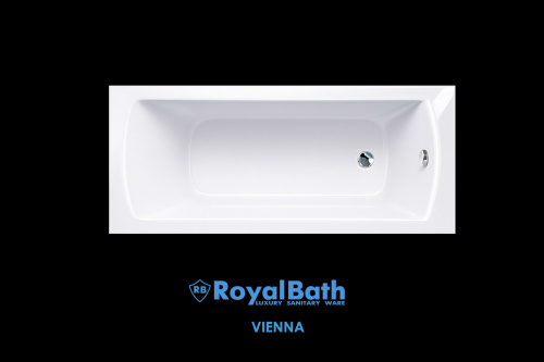 Ванна акриловая Royal Bath Vienna RB953507 180х80 пристенная прямоугольная - фото 3
