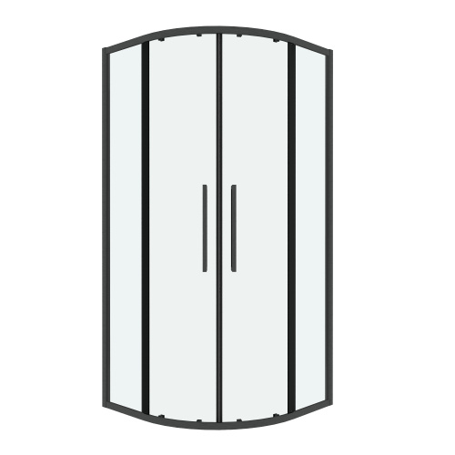 Душевой уголок Grossman Cosmo 301.K33.02.1010.42.00 100х100 стекло прозрачное профиль графит матовый без поддона