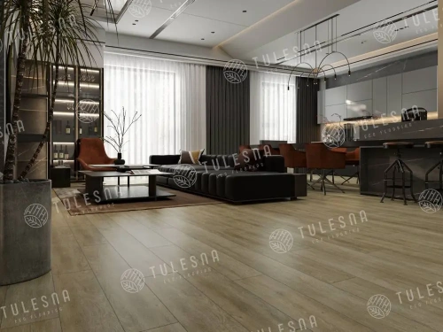 SPC ламинат Tulesna Ottimo 1004-15 Abisso толщина 0.4 см 43 класс 1220х183 - фото 3