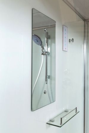 Душевая кабина AvaCan K409SEL 90х90 квадратная с крышей ориентация универсальная