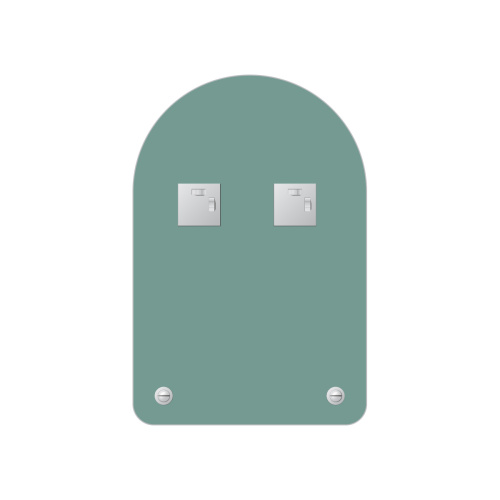 Зеркало в ванную Evoform Optima BY 0508 40х60 цвет хром - фото 3