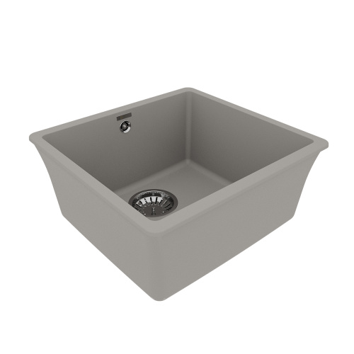 Кухонная мойка LeMark Sinara 440-u 9910069 44х42 цвет серый поверхность матовая - фото 2