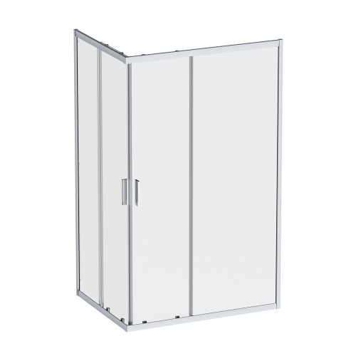 Душевой уголок Am.Pm Gem W90G-403-120290-MT 120х90 стекло прозрачное профиль хром матовый без поддона - фото 2
