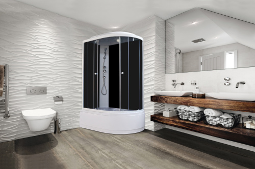 Душевая кабина Parly Classic EC1221L 120х80 асимметричная с крышей ориентация левая - фото 2