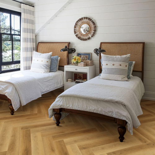 SPC ламинат CronaFloor Herringbone 2.0 Дуб Авиньон H019 Т092554 толщина 0,45 см 42 класс 640х128 - фото 2