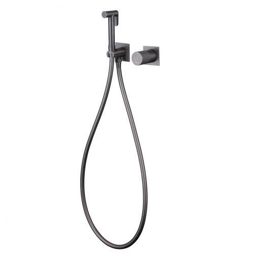 Гигиенический душ со смесителем ABBER Rund AF8725NG никель - фото 2