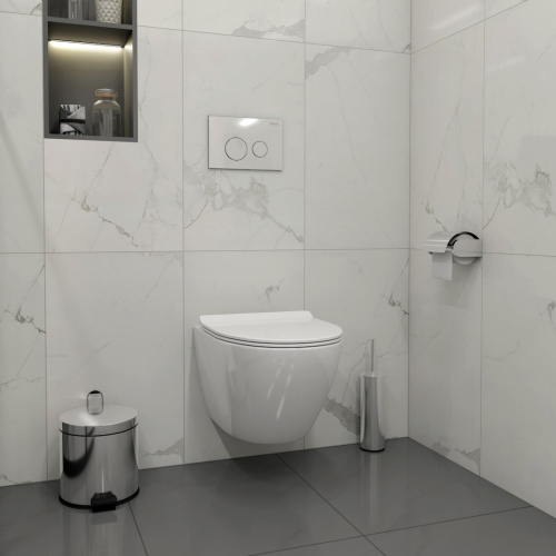 Клавиша смыва механическая Teymi Lina T70102CH цвет хром - фото 2