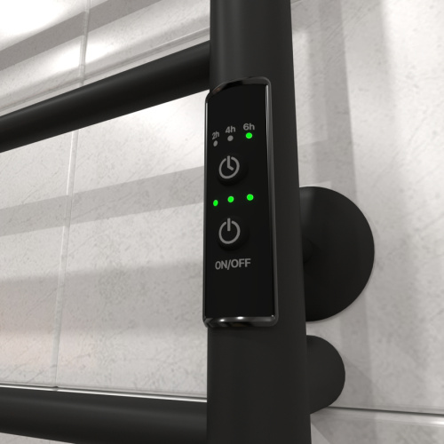 Полотенцесушитель Тругор Пэк сп Пэксп19/8050черныйВГП 53х80 электрический черный - фото 4