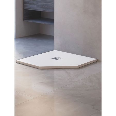 Душевой поддон из искусственного камня RGW Stone Tray 16155100-01 100х100 белый без ножек