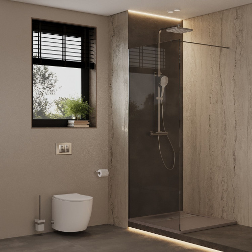 Душевой поддон Allen Brau Infinity 8.21005-BGM 140х90 искусственный камень синий/серый без каркаса - фото 4