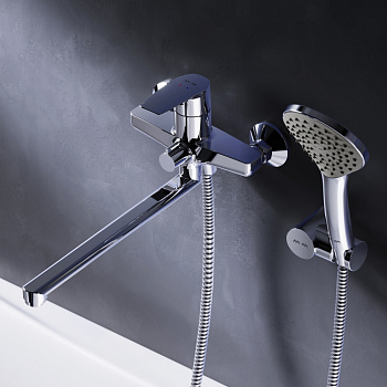 Смеситель для ванны и душа Am.Pm Gem F90A95000 настенный хром