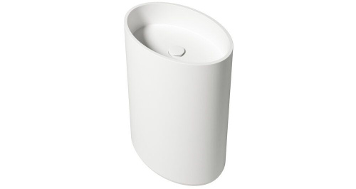 Раковина из искусственного камня Zenon Elipse 4000.000.000.000.39675 54х36 напольная цвет белый матовый