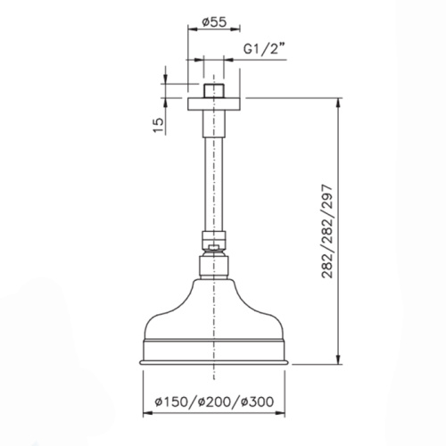 Верхний душ Nicolazzi Doccia 5732CR20 хром - фото 2