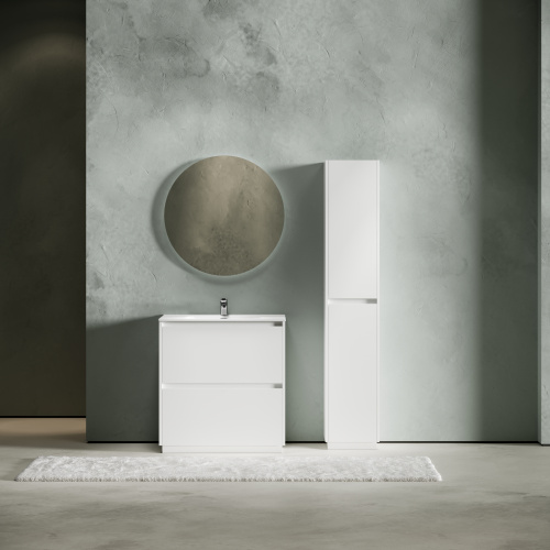 Тумба под раковину Sancos Libra Floor LB80FW 79х45х84 напольная цвет белый - фото 2