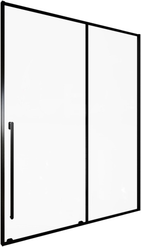 Душевая дверь Allen Brau Fantasy 3.11010.31 160х200 стекло прозрачное профиль черный матовый - фото 2