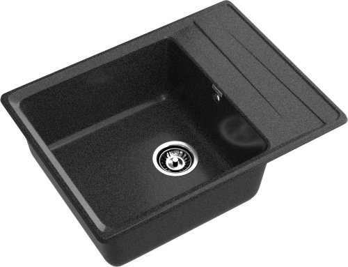 Кухонная мойка Granfest Level LV-660L графит 66х50 цвет графит поверхность матовая - фото 2