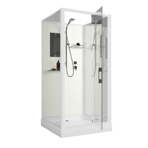 Душевая кабина Niagara Standart ST90/15Q/BK 90х90 квадратная без крыши ориентация универсальная - фото 2