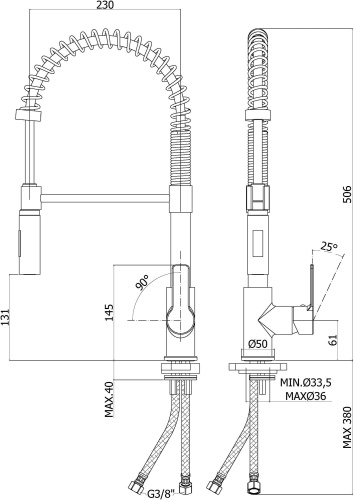Смеситель для кухни Paffoni Red RED179CR на мойку хром - фото 2