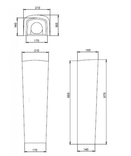 Пьедестал для раковины Santeri Орион 136008S0000B0 - фото 5