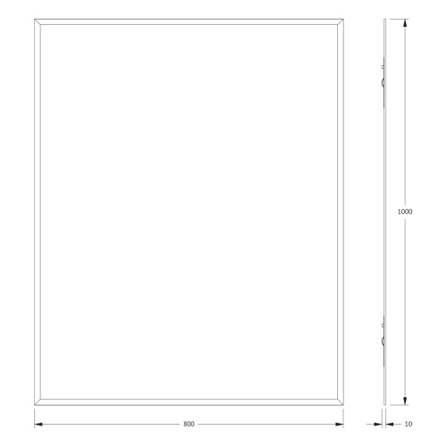 Зеркало в ванную Evoform Comfort BY 0934 80х100 - фото 2