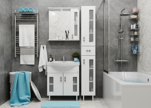 Тумба под раковину Onika Кристалл 107024 66х32х68 напольная - фото 5