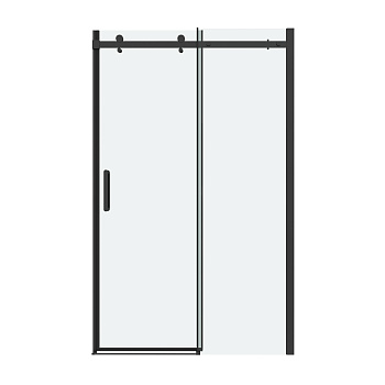 Душевая дверь Grossman Classic 100.K33.04.130.21.00 130х195 стекло прозрачное профиль черный матовый