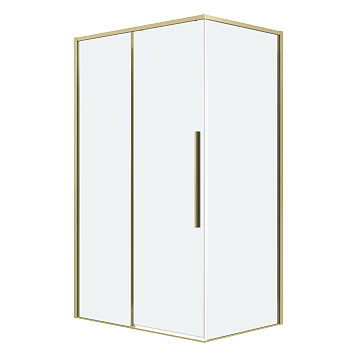 Душевой уголок Grossman Galaxy 120.K33.01.1270.32.00 120х70 стекло прозрачное профиль золото матовое без поддона