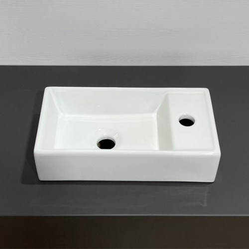 Тумба с раковиной Comforty Асти 00-00013798CF 42х23х70 подвесная цвет дуб дымчатый - фото 3