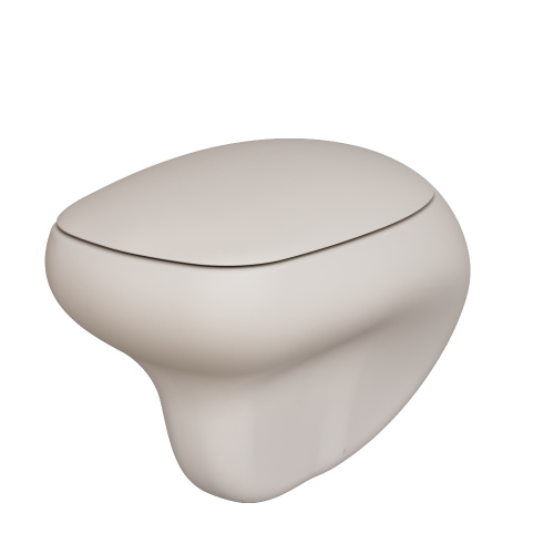 Чаша унитаза подвесная Ambassador Diamond 123T20401R цвет бежевый матовый без сиденья