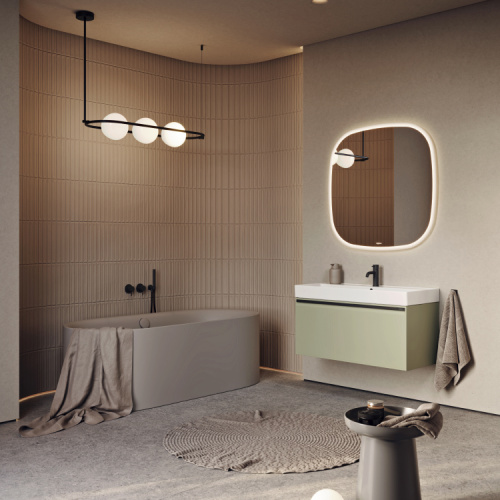 Тумба под раковину Aqwella Y PUR0110SH 99х44х44 подвесная - фото 4