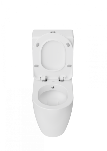 Чаша унитаза напольная Creavit Free FE360-00CB00E-0000 цвет белый без бачка без сиденья душевой смыв - фото 3