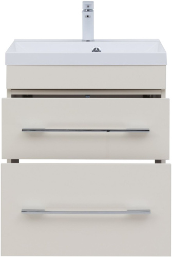 Тумба под раковину Aquanet Верона 00304537 57х48х61 подвесная цвет бежевый - фото 4