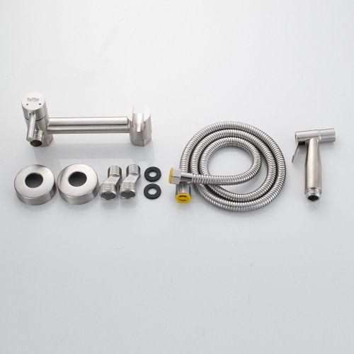 Гигиенический душ со смесителем Raffine F207L сатин - фото 4